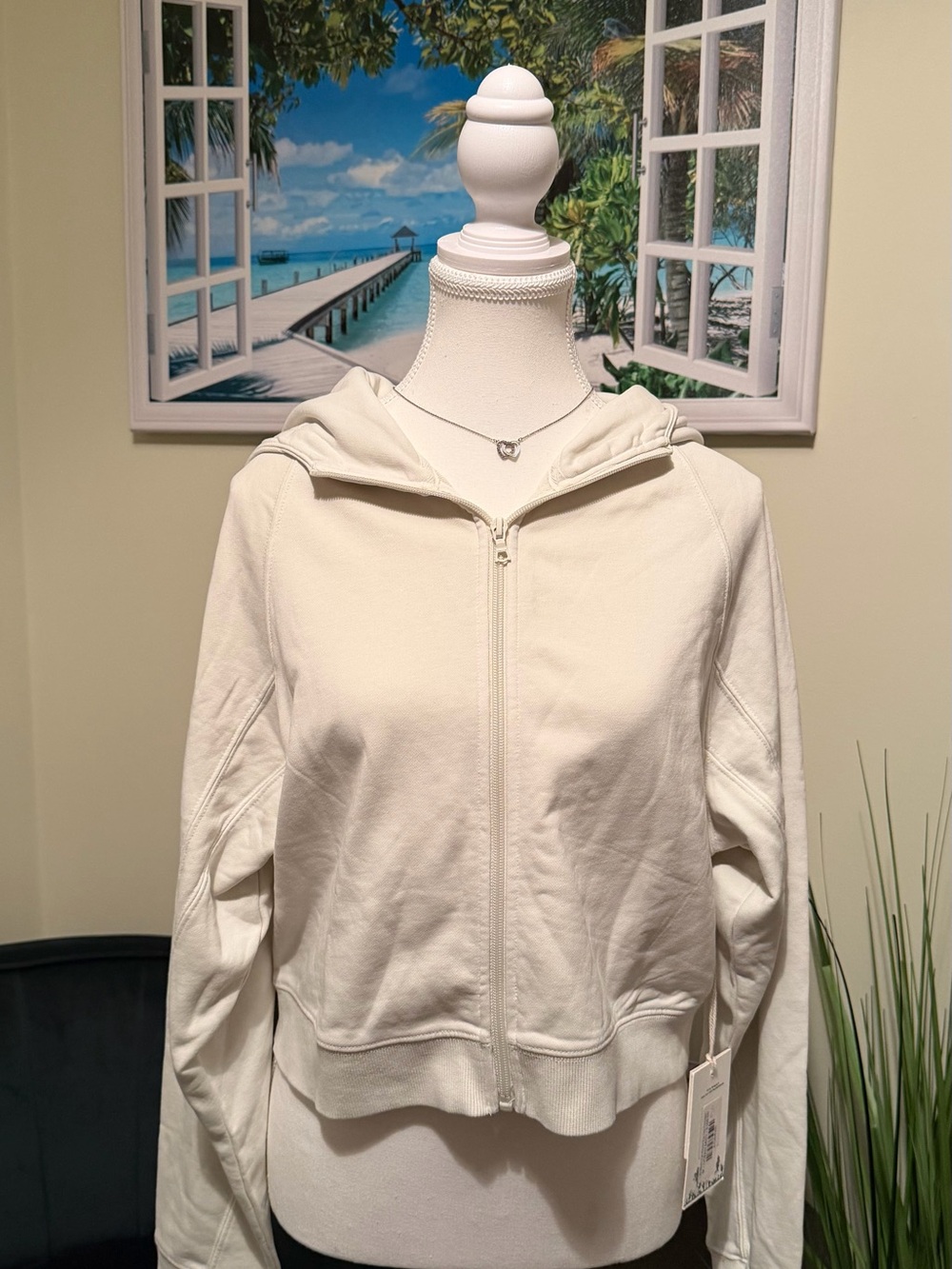 KUWALLA mint greet Zip-Up Hoodie